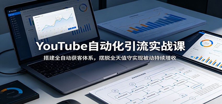YouTube自动化引流实战课：搭建全自动获客体系，摆脱全天值守实现被动持续增收-52项目站