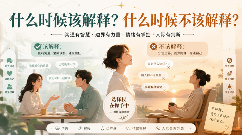 付费文章：什么时候该解释？什么时候不该解释？-52项目站