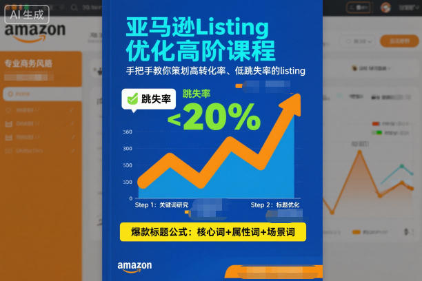 亚马逊Listing优化高阶课程,手把手教你策划高转化率、低跳失率的listing-52项目站