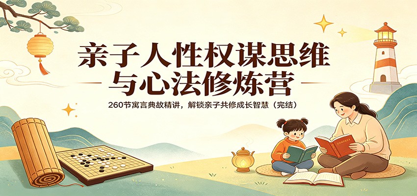 亲子人性权谋思维与心法修炼营：260节寓言典故精讲，解锁亲子共修成长智慧(完结)-52项目站