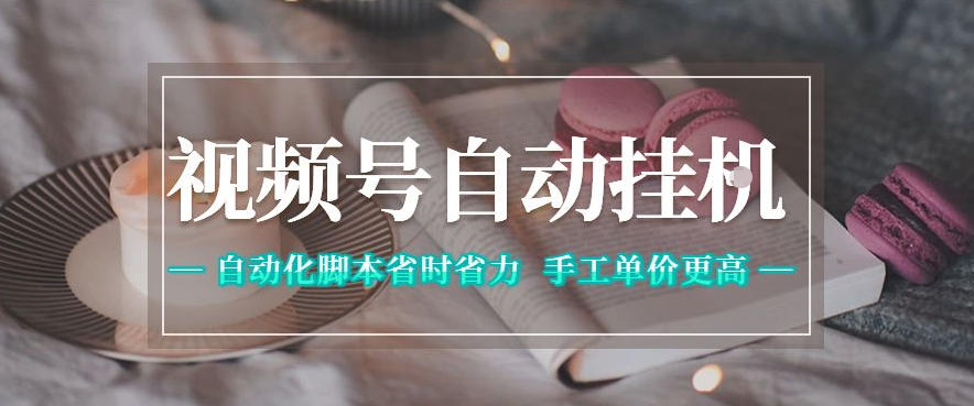 视频号自动挂G项目,自动化脚本省时省力,手工单价更高,日入300+全网最稳【揭秘】-52项目站