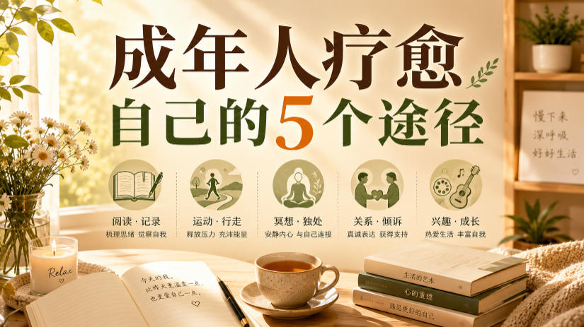 付费文章：成年人疗愈自己的5个途径-52项目站