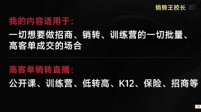 销转王校长合集，销转课，把公开课做成印钞机，送王校长印钞机课-52项目站