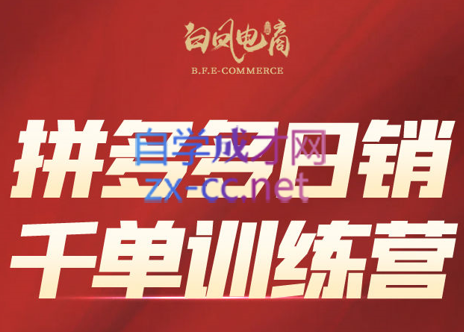白凤电商·拼多多日销千单训练营(更新4月)-52项目站
