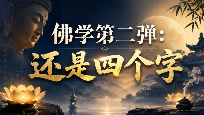 付费文章：佛学第二弹：还是四个字-52项目站