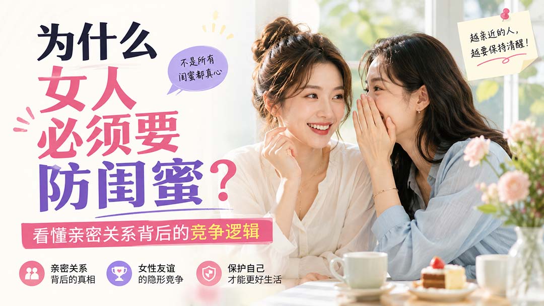 付费文章：为什么女人必须要防闺蜜？看懂亲密关系背后的竞争逻辑-52项目站