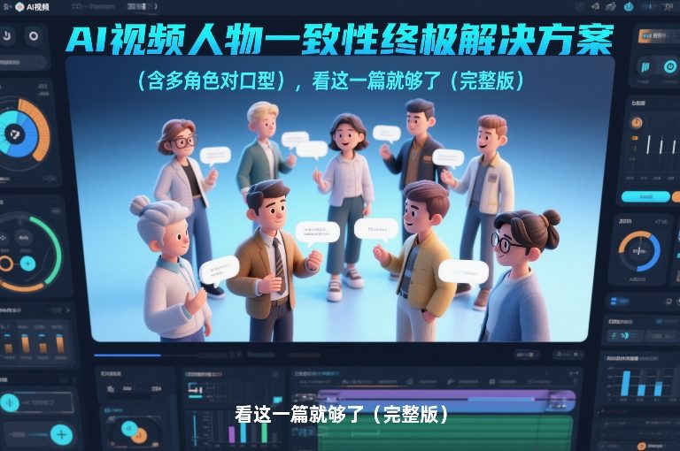 AI视频人物一致性终极解决方案(含多角色对口型)，看这一篇就够了(完整版)-52项目站