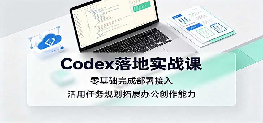 Codex落地实战课：零基础完成部署接入，活用任务规划拓展办公创作能力-52项目站