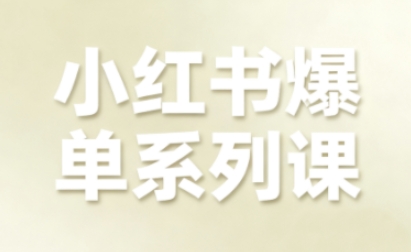 小红书爆单系列课,聚焦小红书电商全链路增长(更新)-52项目站