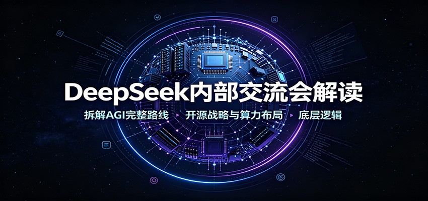 DeepSeek内部交流会解读：拆解AGI完整路线，开源战略与算力布局底层逻辑-52项目站