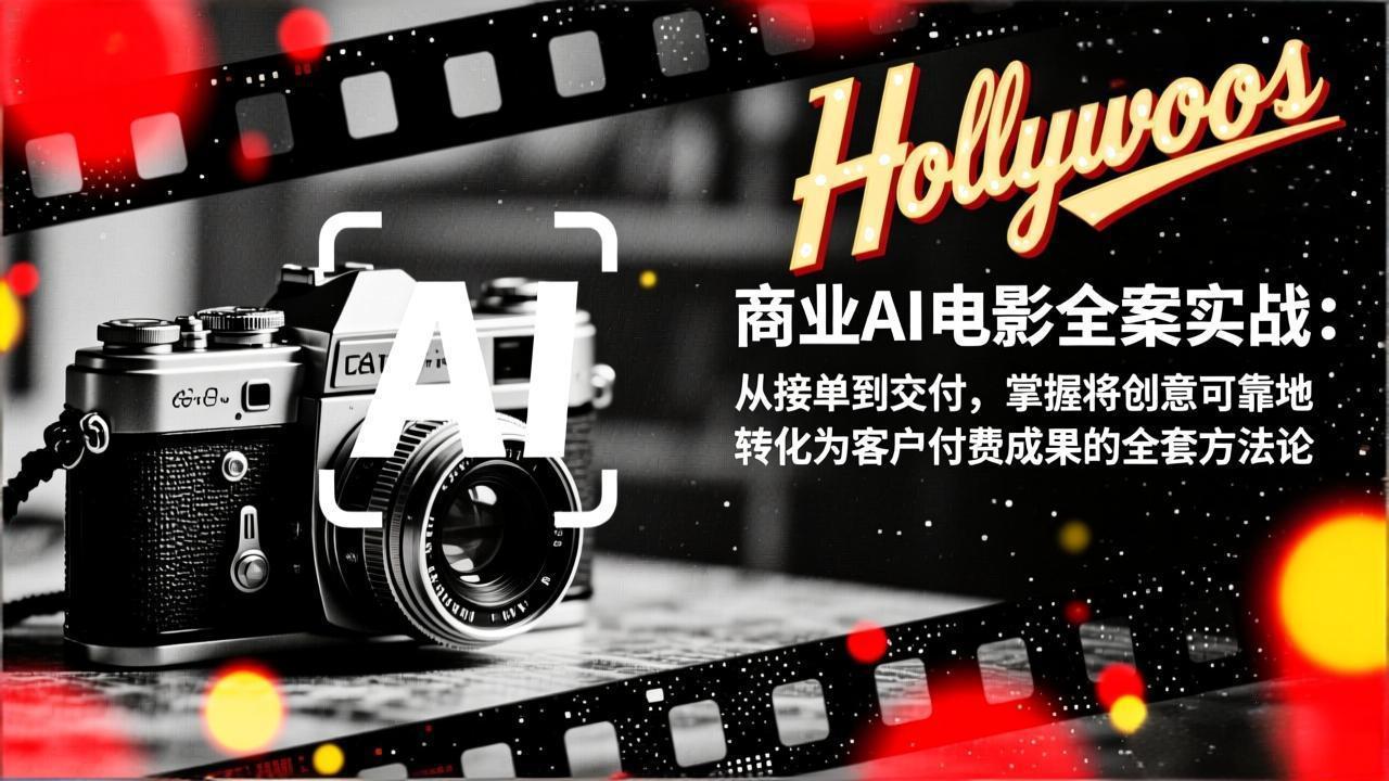 商业AI电影全案实战:从接单到交付,掌握将创意可靠地转化为客户付费成果的全套方法论-52项目站
