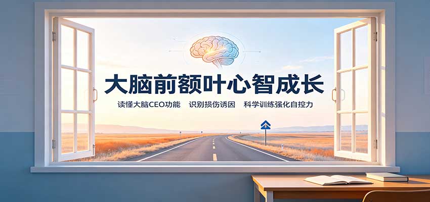 大脑前额叶心智成长：读懂大脑CEO功能，识别损伤诱因，科学训练强化自控力-52项目站
