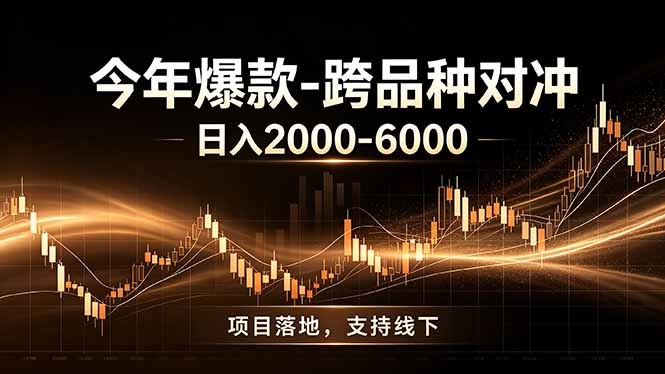 全新跨品种对冲模式上线！日稳定盈利 2000-6000，合规长久可批量放大-52项目站