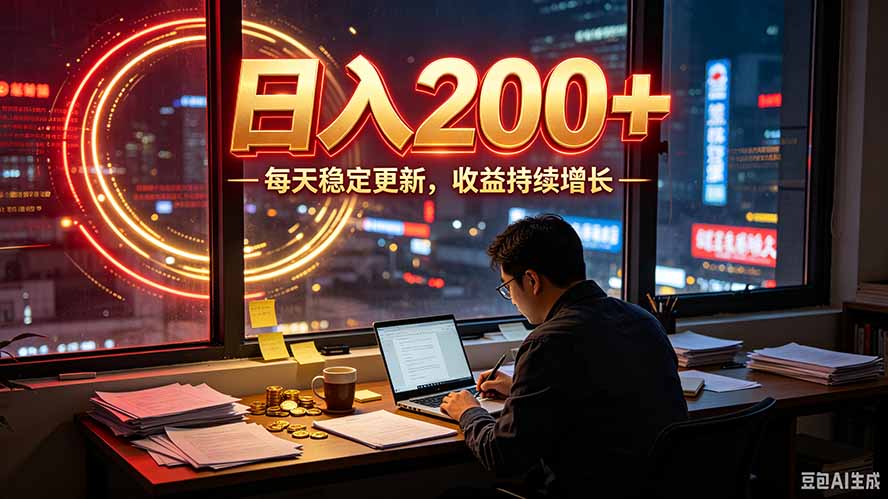 番茄达人变现新玩法，全自动运行 每日300+-52项目站