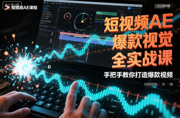 短视频AE爆款视觉全实战课，手把手教你打造爆款视频-52项目站