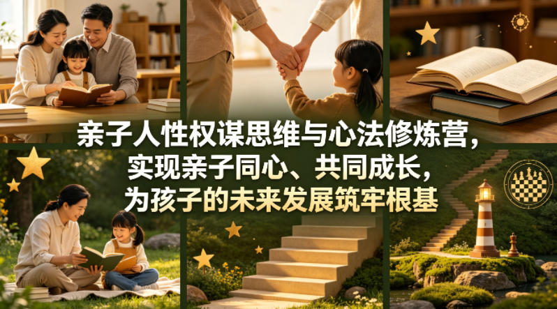 亲子人性权谋思维与心法修炼营，实现亲子同心、共同成长，为孩子的未来发展筑牢根基【音频】-52项目站
