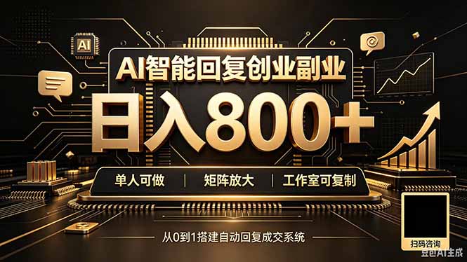 全自动AI挂机创业｜个人副业→工作室全链路扶持-52项目站