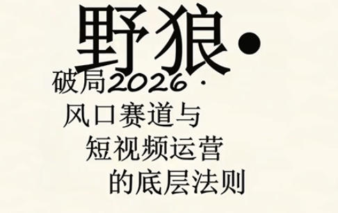 野狼团队·多平台实操运营课，覆盖AI口播、服装、好物、漫剪等热门玩法(更新4月29日)-52项目站