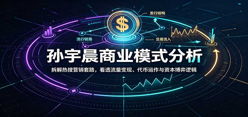 孙宇晨商业模式分析:拆解热搜营销套路,看透流量变现、代币运作与资本博弈逻辑-52项目站