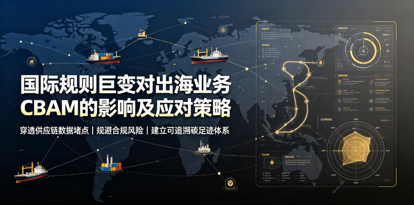 国际规则巨变对出海业务CBAM的影响及应对策略,帮助企业穿透供应链数据堵点,规避合规风险-52项目站