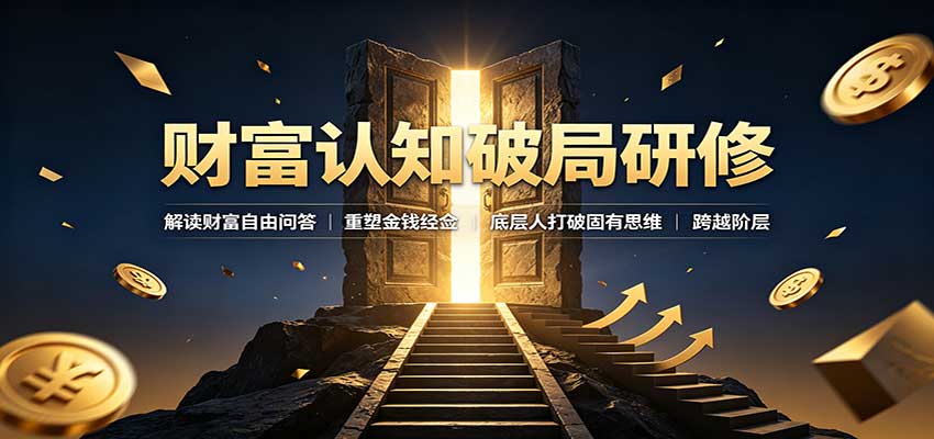 财富认知破局研修：解读”孙割”，重塑金钱观念，底层人打破固有思维跨越阶层-52项目站
