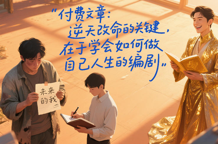 付费文章：逆天改命的关键，在于学会如何做自己人生的编剧-52项目站