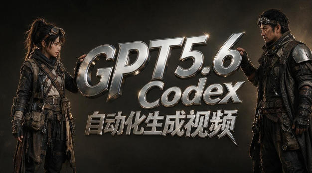 GPT5.6+Codex自动化视频生成：提示词设计×角色设定×封面海报×工作流思路，高效产出AI视频-52项目站