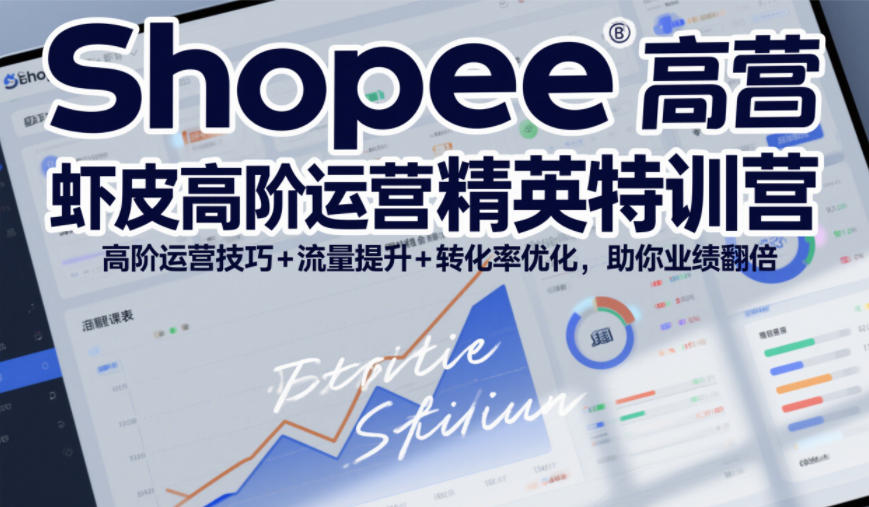 Shopee虾皮高阶运营精英特训营，高阶运营技巧+流量提升+转化率优化，助你业绩翻倍-52项目站
