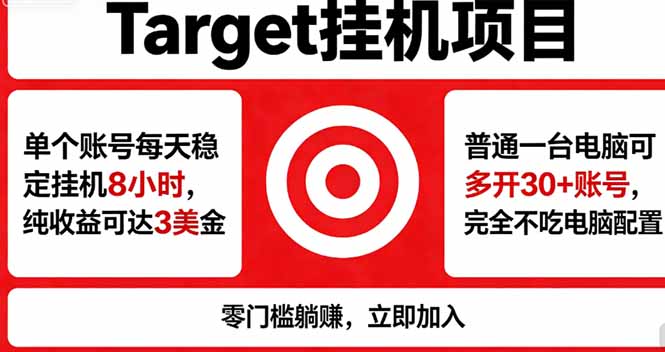 海外平台Target，正规运营商合作、技术兜底长期稳定、防风控、任务不断档、收益透明、灵活提...-52项目站
