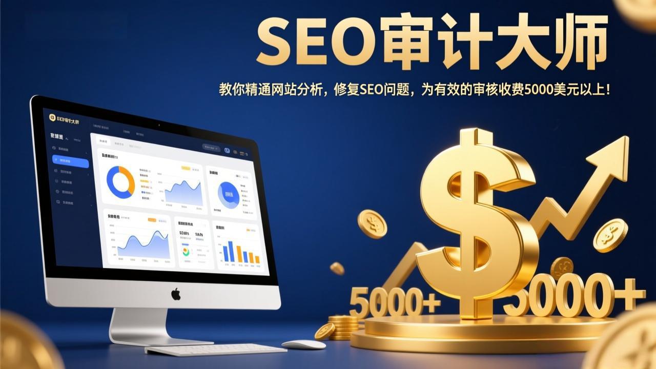 SEO审计大师:教你精通网站分析,修复SEO问题,为有效的审核收费5000美元以上!-52项目站