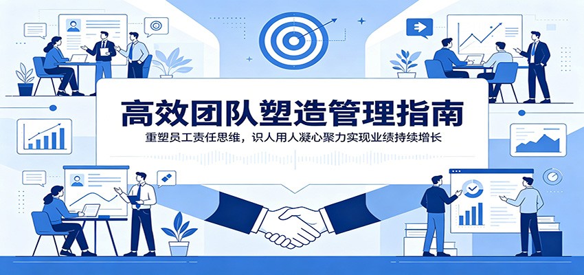 高效团队塑造管理指南：重塑员工责任思维，识人用人凝心聚力实现业绩持续增长-52项目站