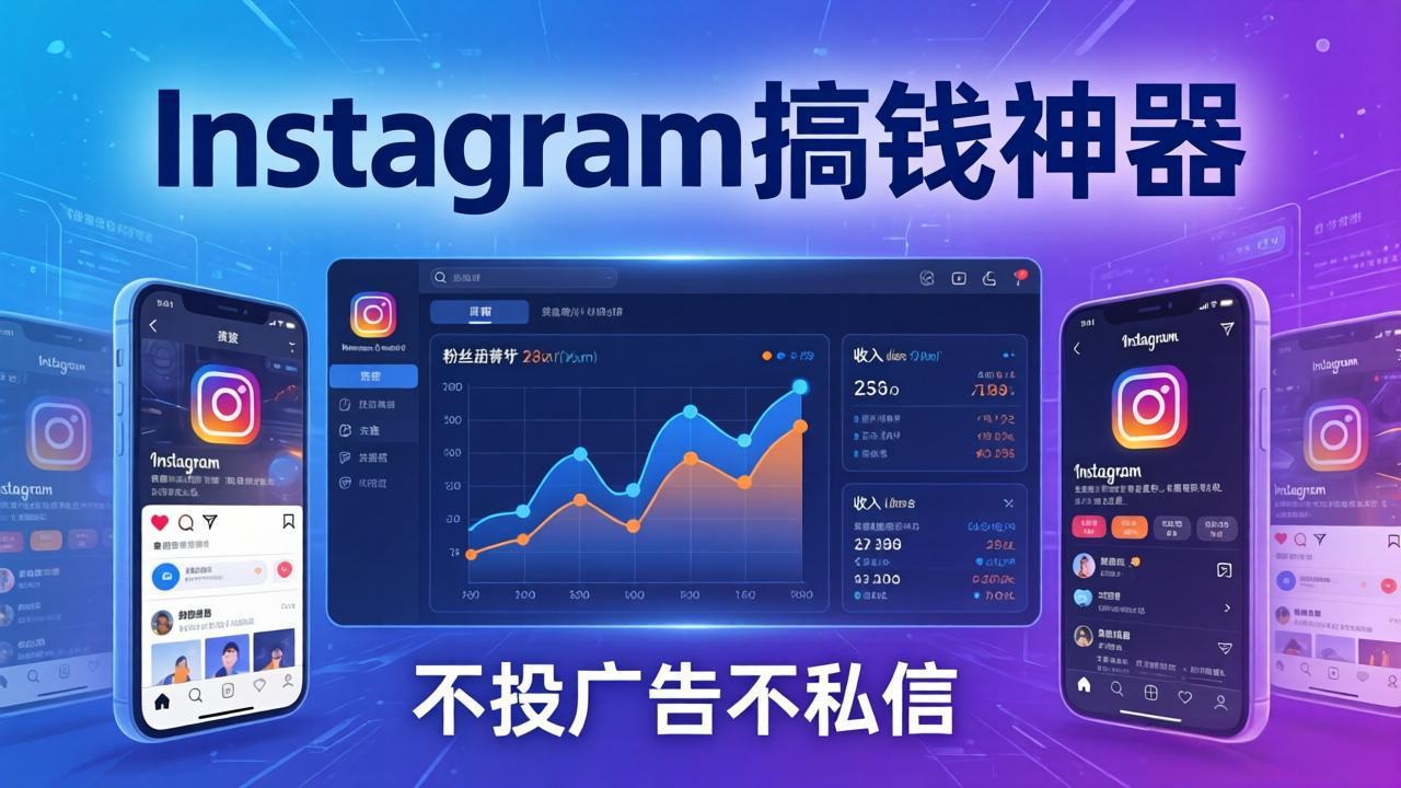 Instagram搞钱神器：月涨6万粉+月入5万刀，不投广告不私信，靠算法+低价产品-52项目站
