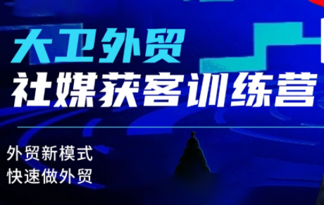 大卫老师·外贸社媒获客独家训练营(更新4月)-52项目站