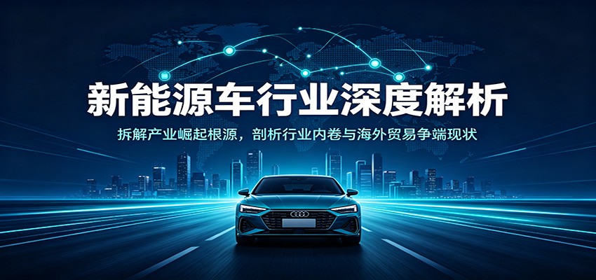 新能源车行业深度解析：拆解产业崛起根源，剖析行业内卷与海外贸易争端现状-52项目站