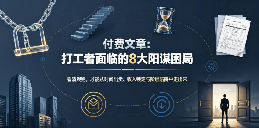 付费文章：打工者面临的8大阳谋困局-52项目站