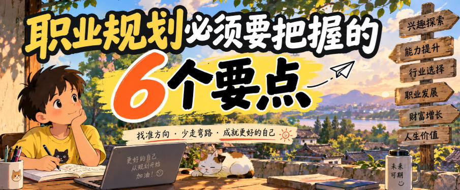 付费文章：职业规划必须要把握的6个要点-52项目站