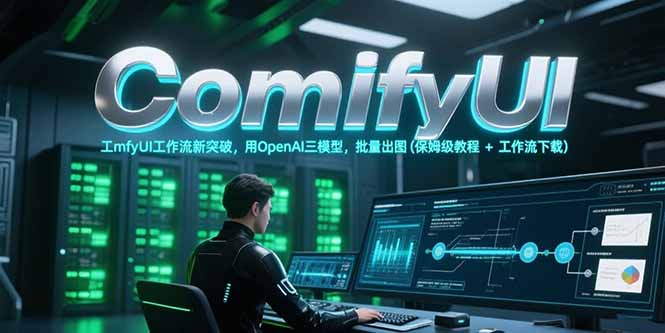 ComfyUI工作流新突破，用OpenAI三模型，批量出图(保姆级教程+工作流下载-52项目站