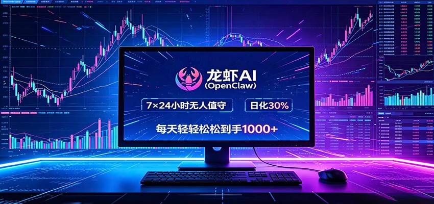 龙虾AI(OpenClaw)全自动挂机,智能操控电脑高效执行任务,每天轻松到手四位数-52项目站