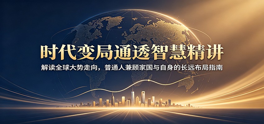时代变局通透智慧精讲:解读全球大势走向,普通人兼顾家国与自身的长远布局指南-52项目站