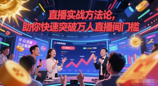 直播实战方法论,助你快速突破万人直播间门槛-52项目站