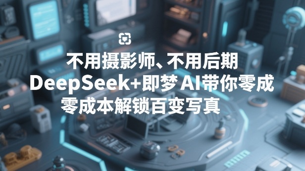 不用摄影师、不用后期，DeepSeek+即梦AI带你零成本解锁百变写真！-52项目站