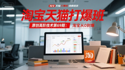 淘宝天猫打爆班原创高阶技术第69期:淘宝从0到爆