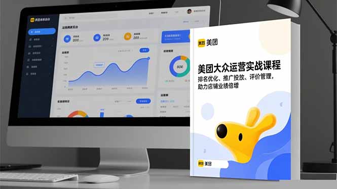 美团大众运营实战课程，排名优化、推广投放、评价管理，助力店铺业绩倍增-52项目站