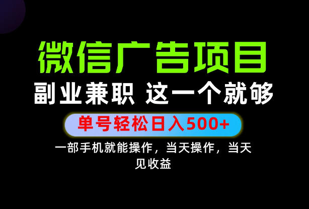 错过就亏大了！一部手机也能轻松日入500+，每天十几分钟就够了，长期稳定可做的手机副业!【揭秘】-52项目站