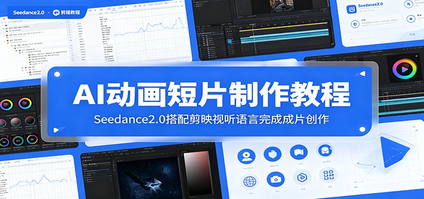AI动画短片制作教程:Seedance2.0搭配剪映视听语言完成成片创作-52项目站