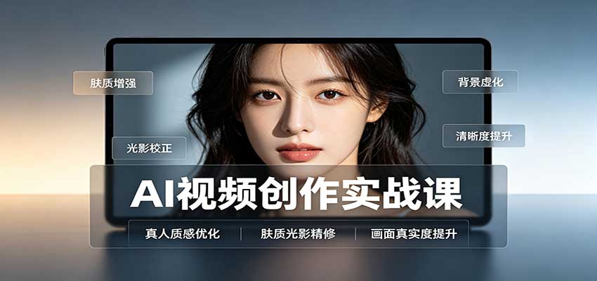 AI视频创作实战课:人物面部情绪调试,真人质感优化,提示词模板与变现方向-52项目站