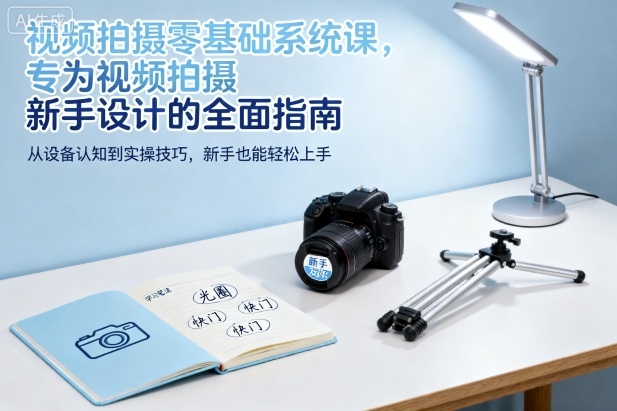 视频拍摄零基础系统课,专为视频拍摄新手设计的全面指南-52项目站
