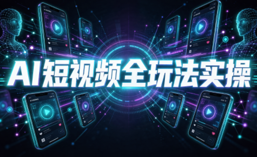 AI短视频全玩法实操(剪辑+带货+数字人+漫剧+短剧)-52项目站