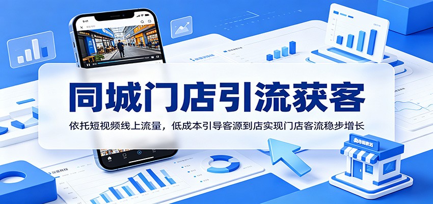 同城门店引流获客:依托短视频线上流量,低成本引导客源到店实现门店客流稳步增长-52项目站
