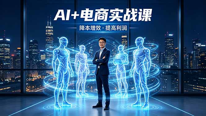 AI+电商实战课，1人+N个AI 智能体，把SOP变AI员工，实现降本增效提高利润-52项目站